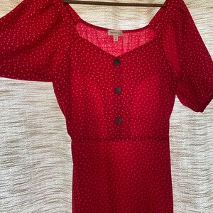 Red Polka Dot Dress